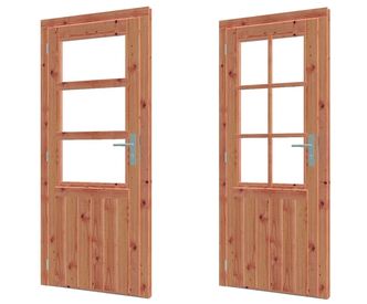 Tuindeur blokhut rechtsdraaiend