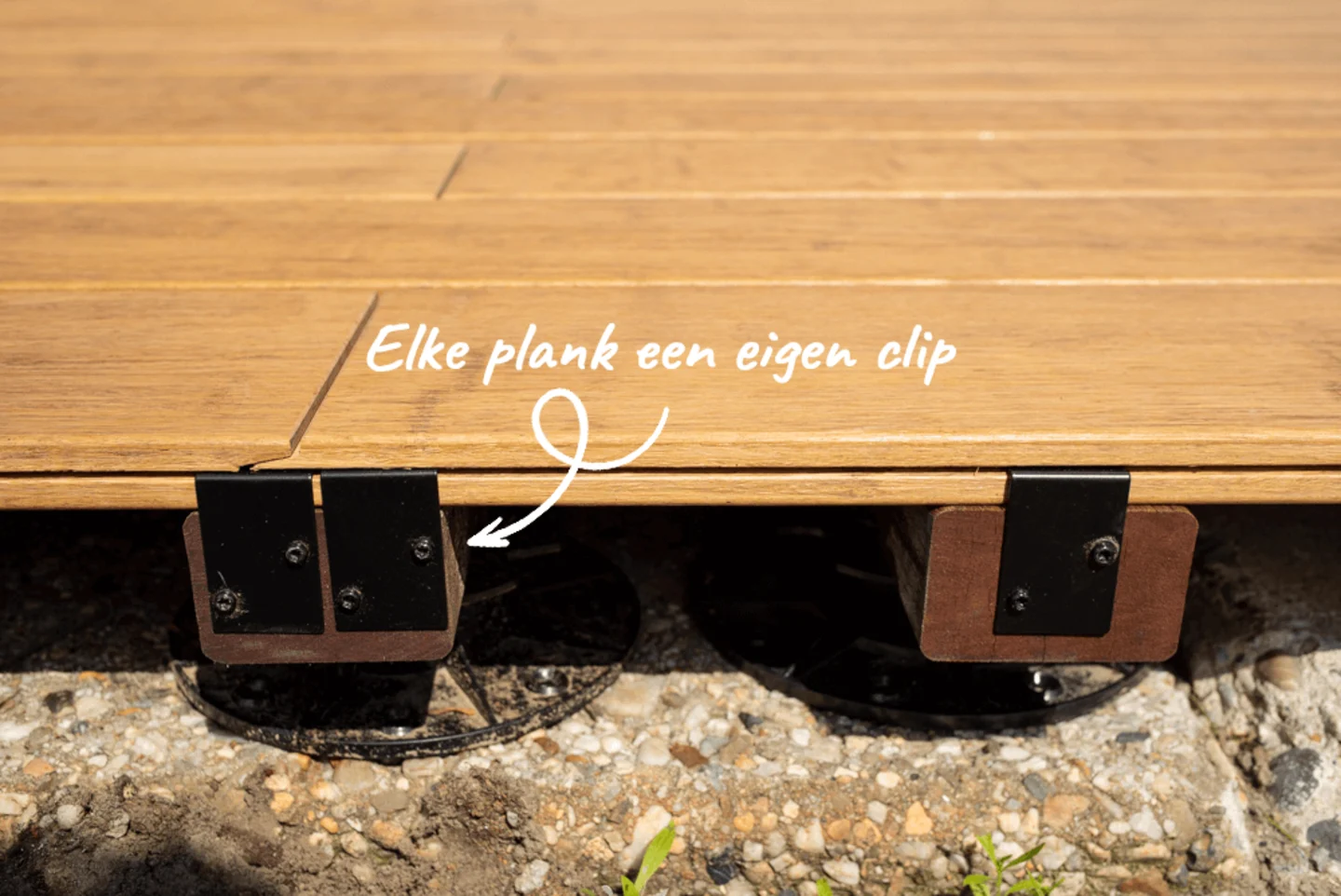 Vlonderplank Bamboe pijl