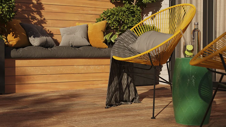 Terras Tegel Plus Terrasplus 60x60x4 Omber