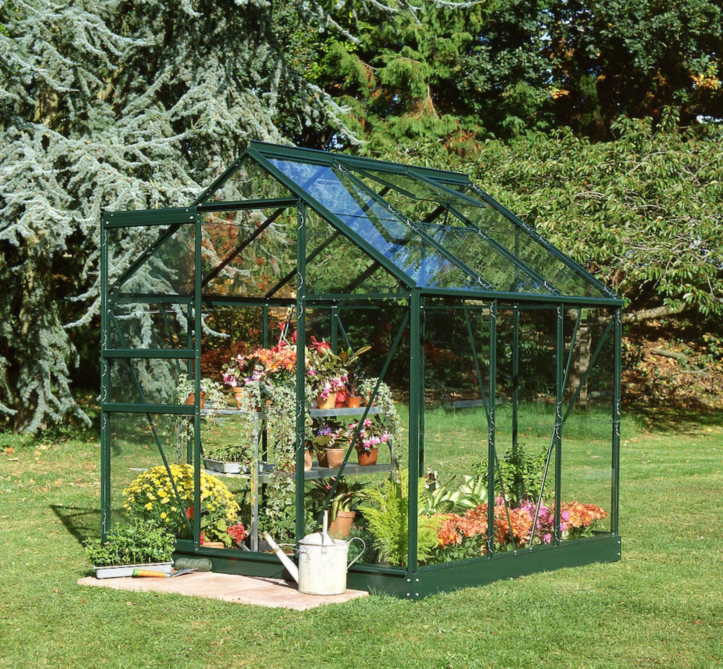 tuinkas met tuindersglas