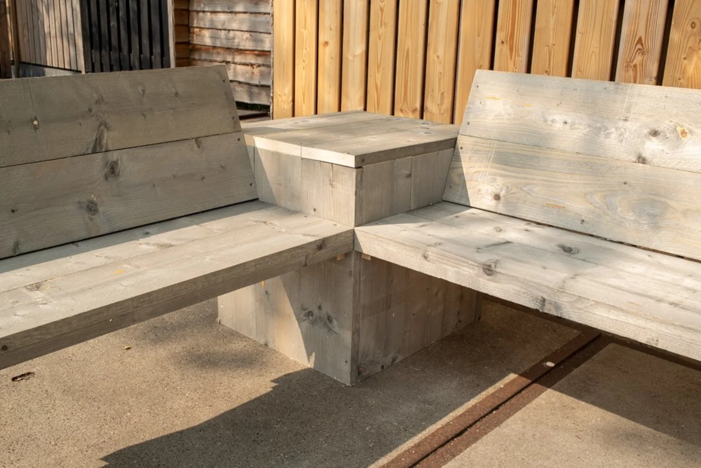 Steigerplank in Gebruikt Oud grijs