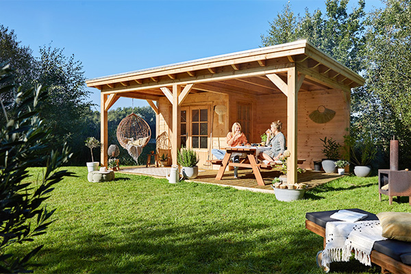 Pergola Muurbevestiging Zwart Gecoat voor 15 x 15 cm balken Links - Per