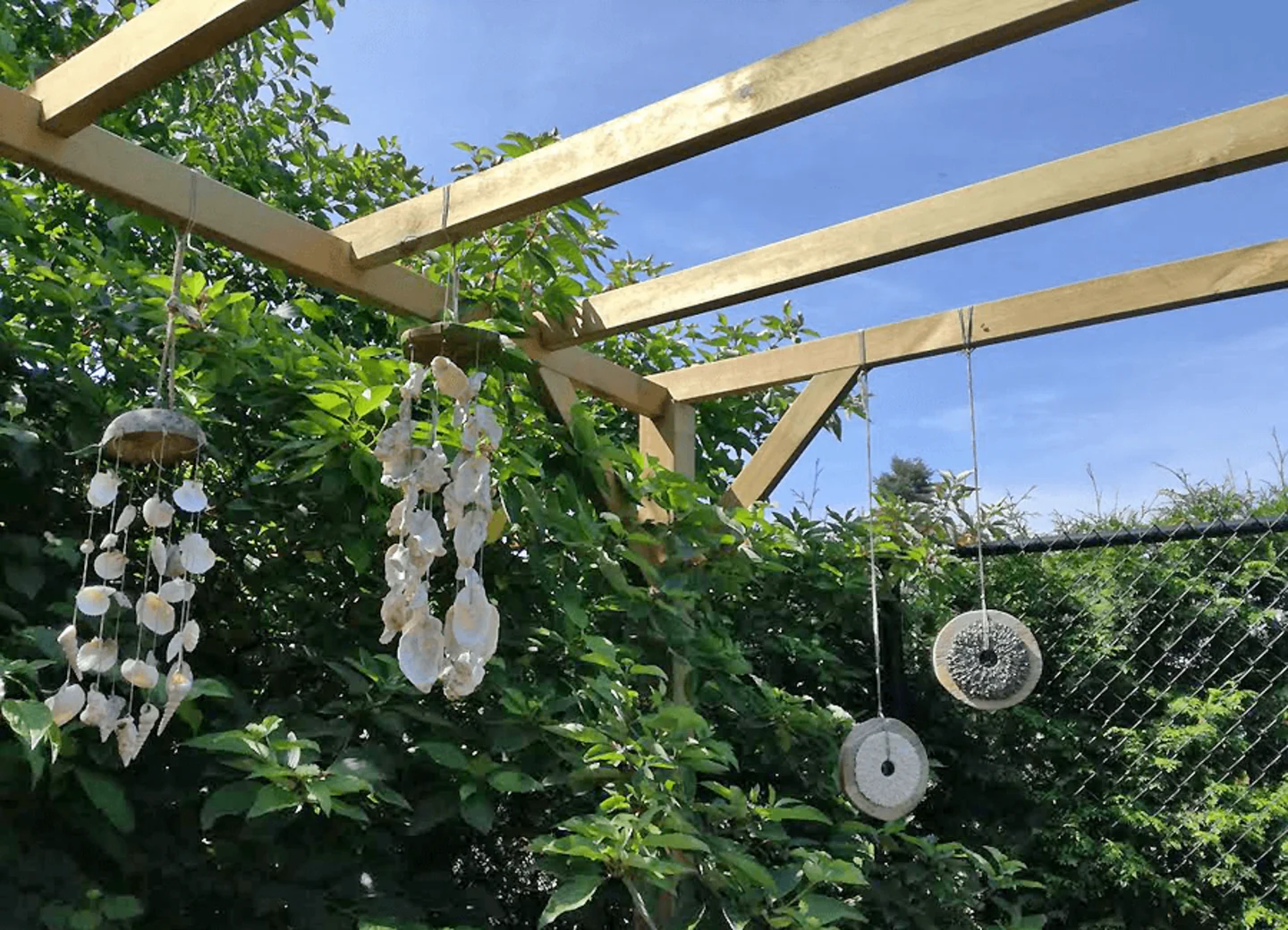 Geimpregneerde pergola tuinhout