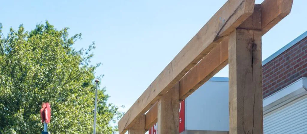 Eiken pergola balken eikenhout