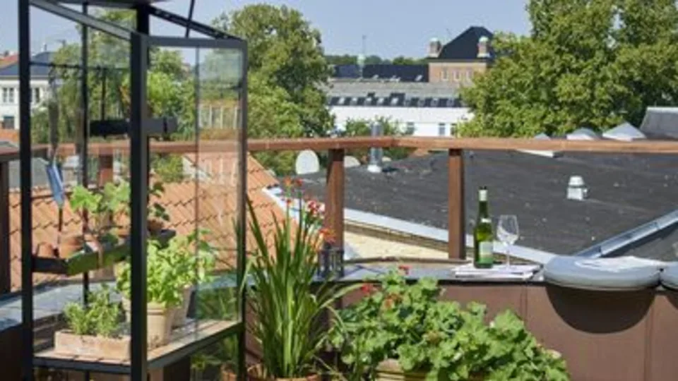 balkon kleine tuin kweekkas
