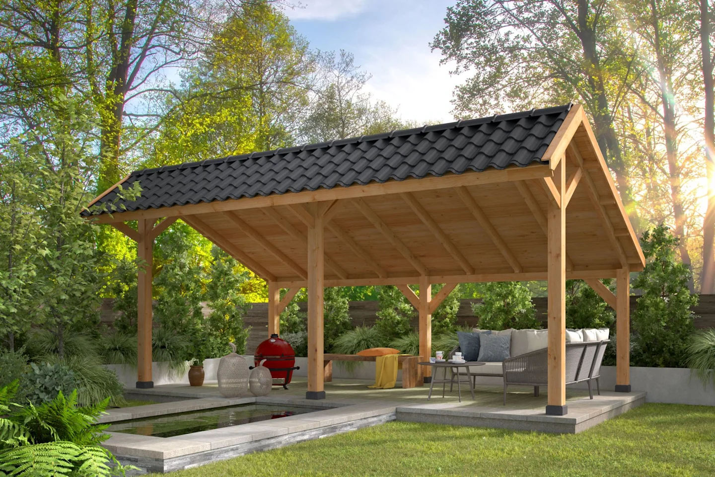 Arizona Gazebo BBQ Shelter