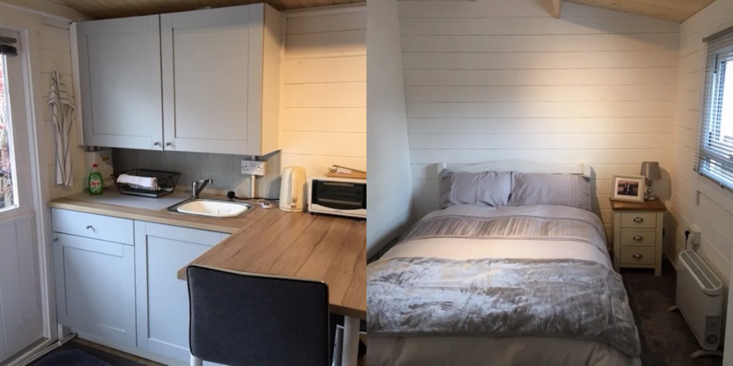 Log Cabin Utilising Space