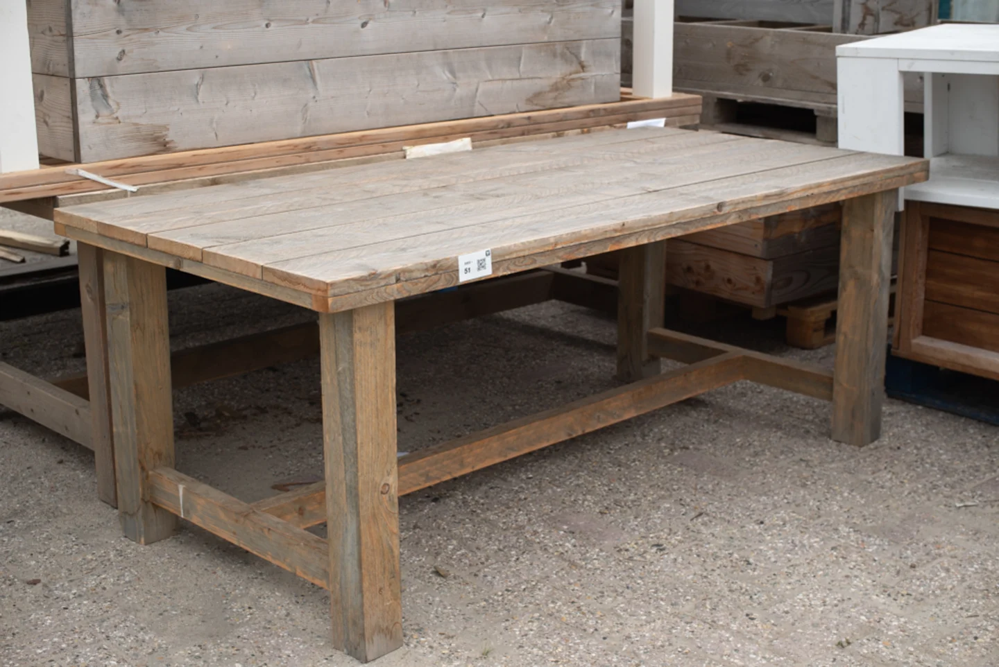 Tafel steigerhout