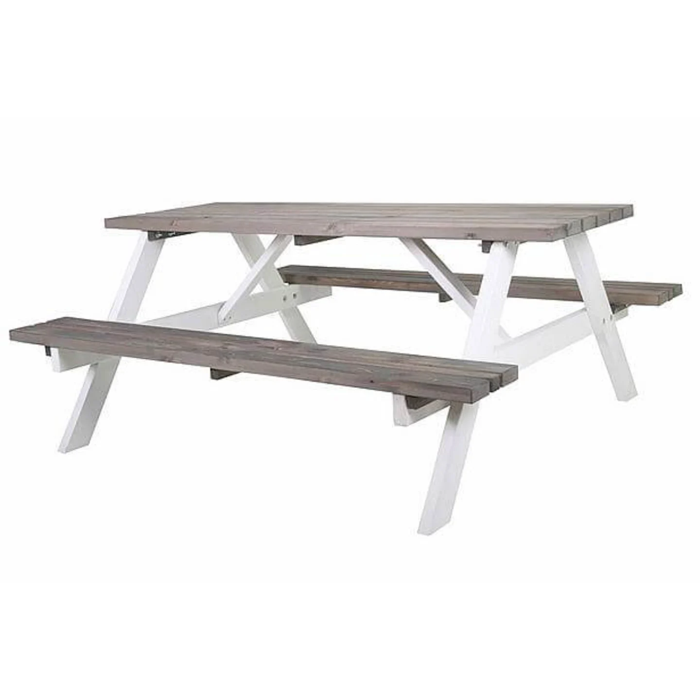 picknicktafel wit grijs