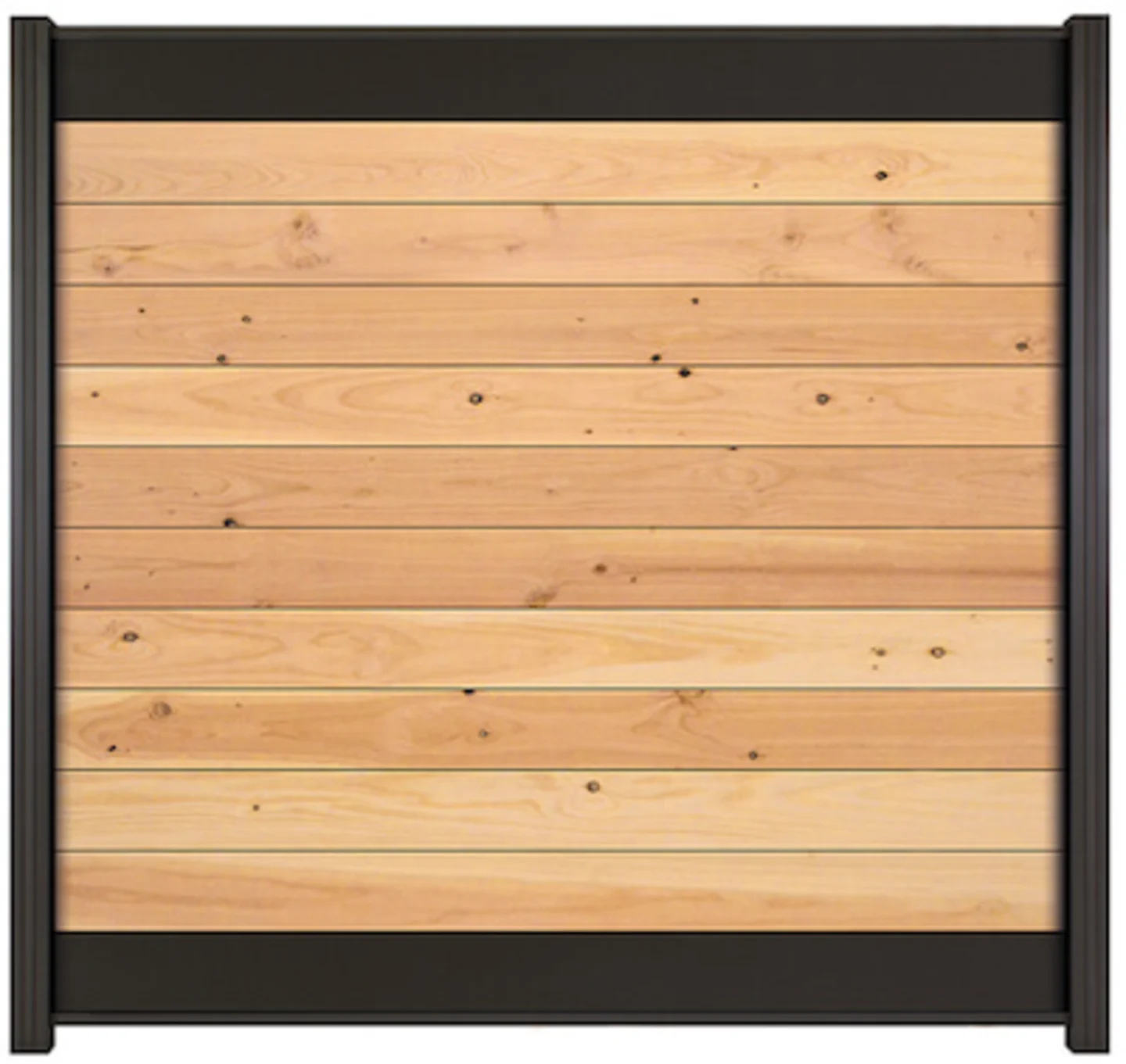 Douglas hout zwarte schutting