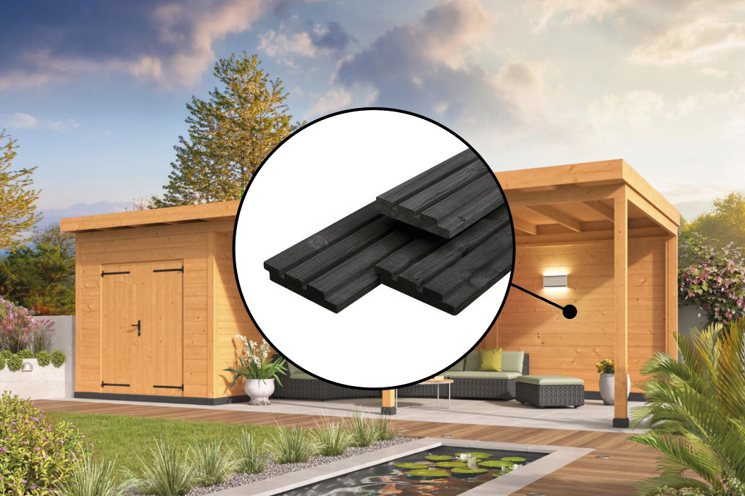 Wanden voor overkapping