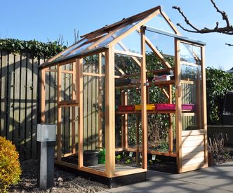 Houten tuinkas western red cedar new classic 66