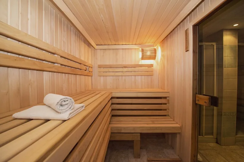 sauna binnenkant