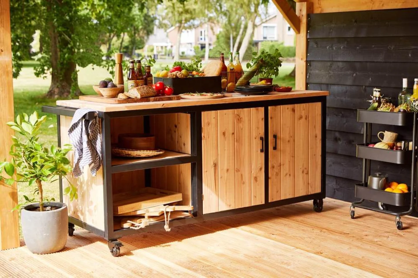 acero outdoor kitchen station