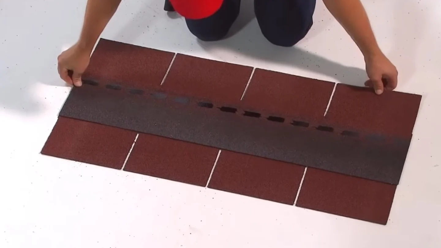 Laying roof shingles