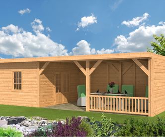 Overkapping circa 9 meter breed