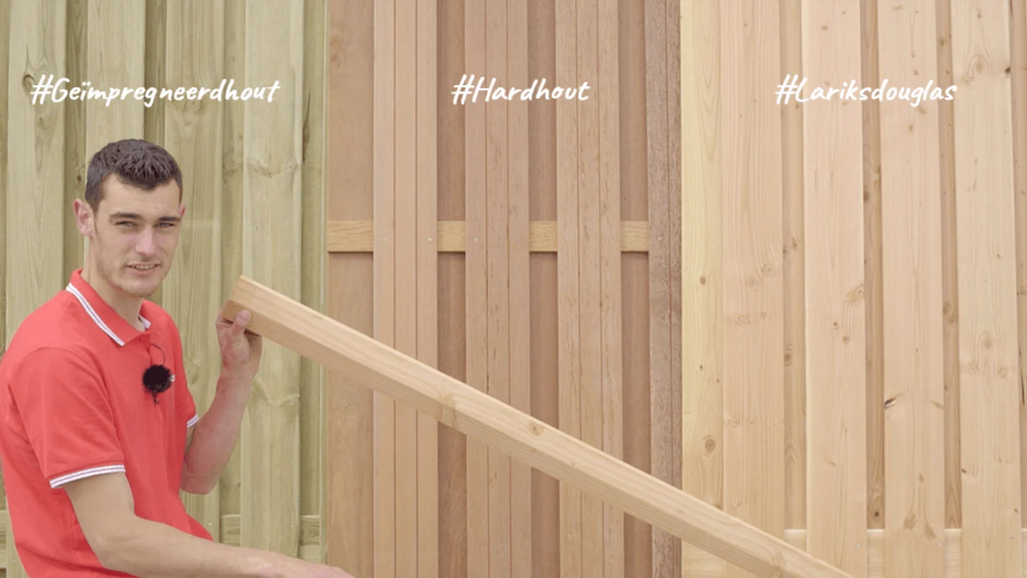 Betonpalen schutting plaatsen