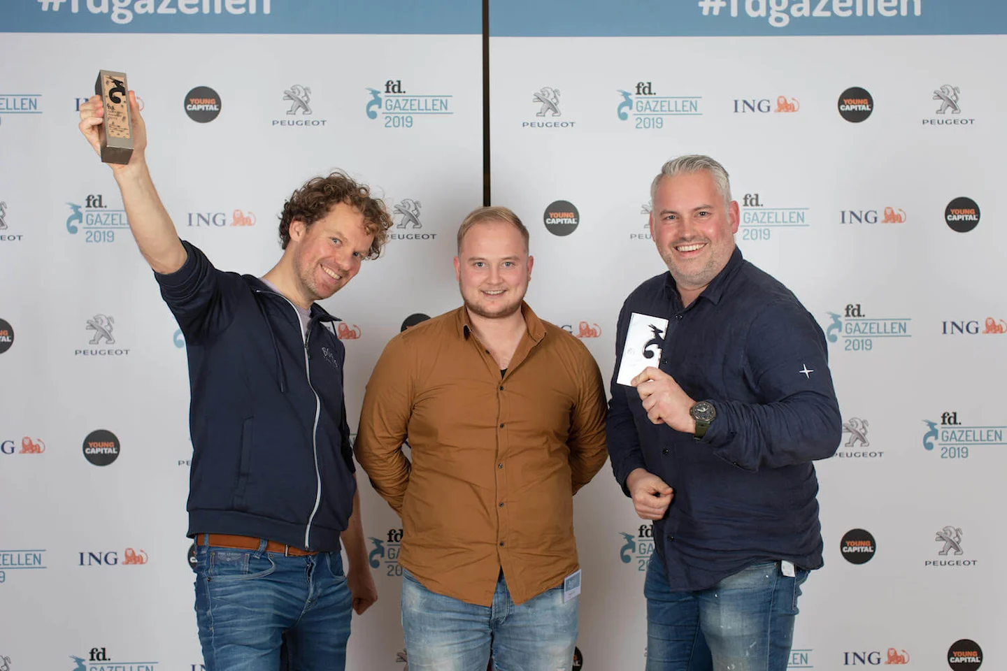 Henk Jan Gerjan Wim FD Gazellen Gadero