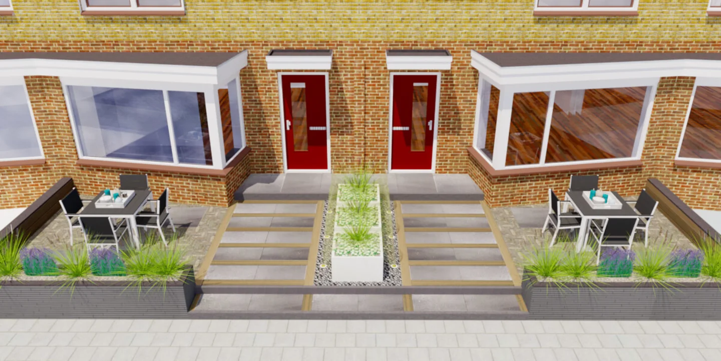 Tuinontwerp Kleine Voortuin
