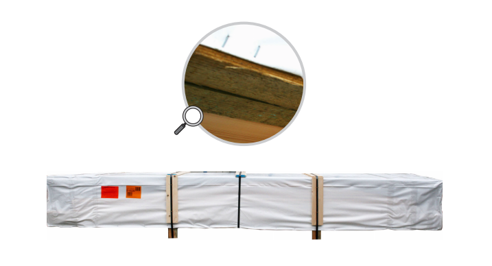 Funderingsbalken van Karibu