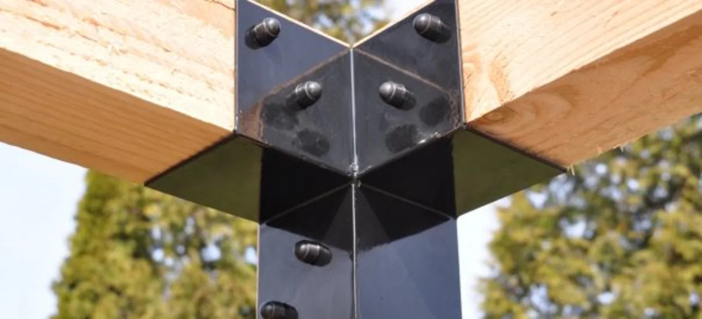 Pergola hoekverbinding zwart