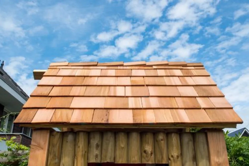 Red cedar shingles