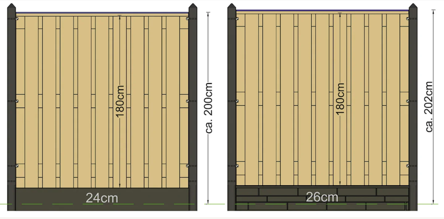 schelde betonpaal gladde plaat of motiefplaat