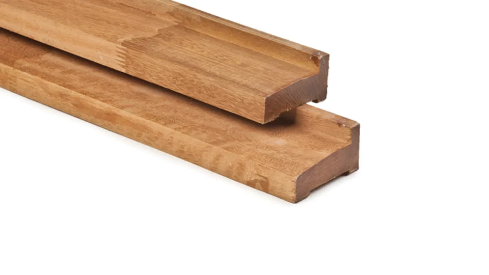 Hardwood foundation beams