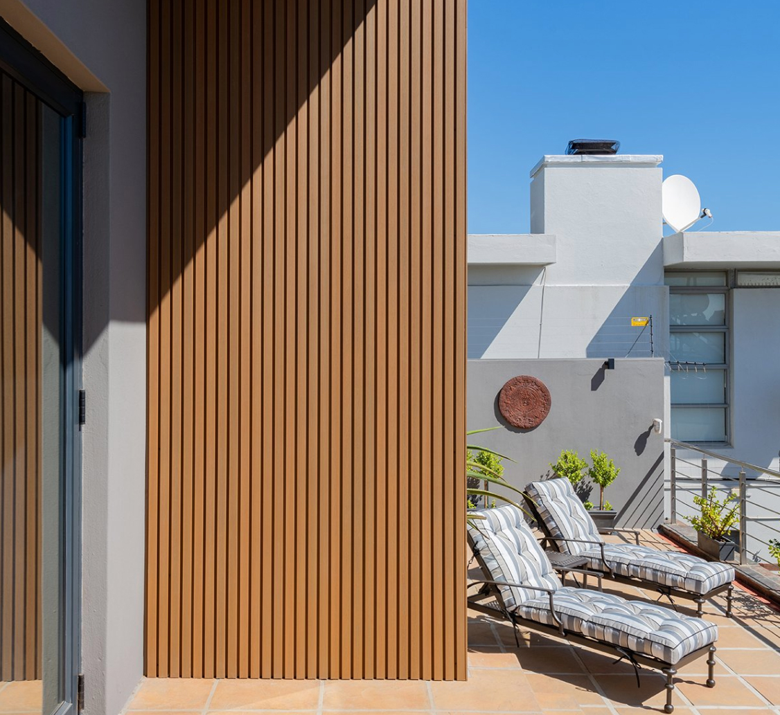 Gevelbekleding Timmdek Quatro Profiel Teak