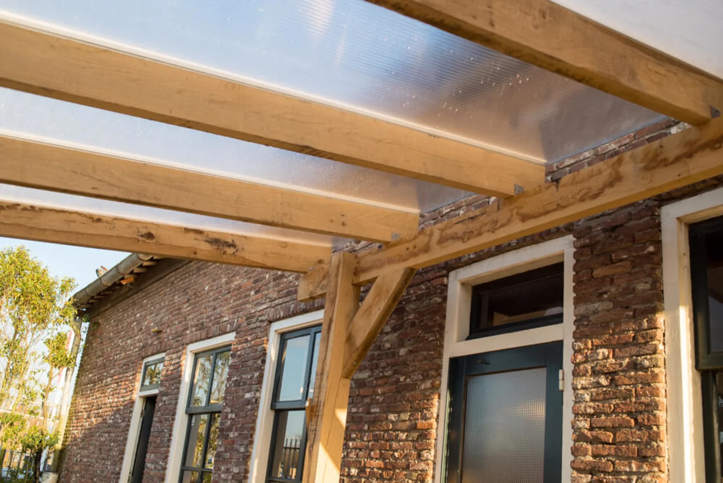 Gadero Breukelen Beits Schutting Eiken Overkapping