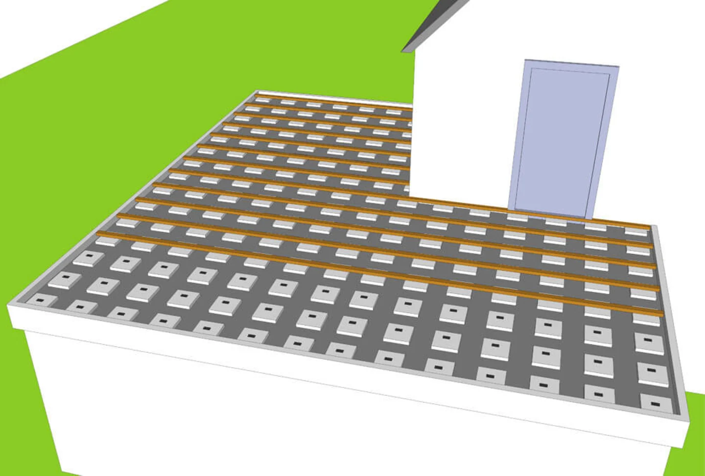 dakterras vlonder maken