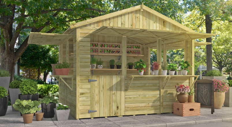 Wooden Kiosks Main