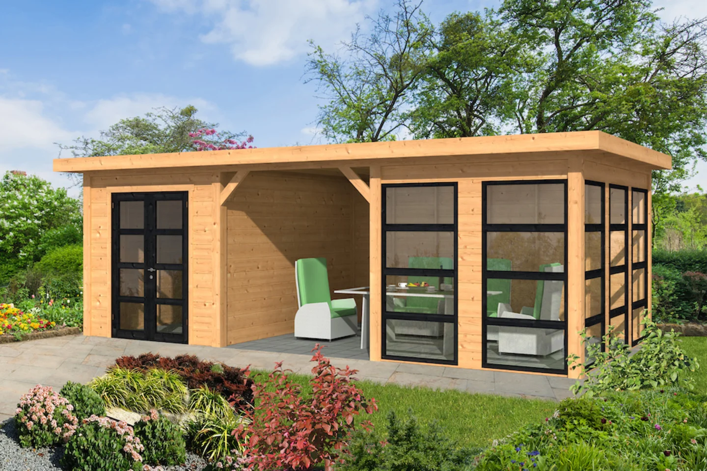 glazen wandmodules steellook