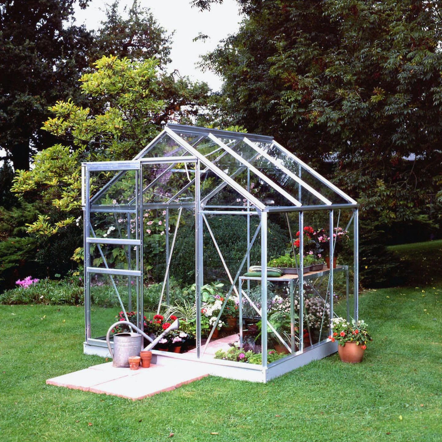 tuinkas met veiligheidsglas