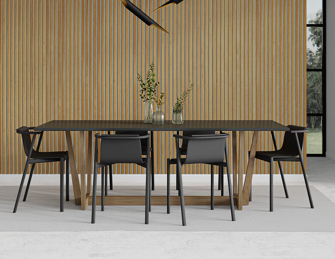 Wandpanelen licht eiken