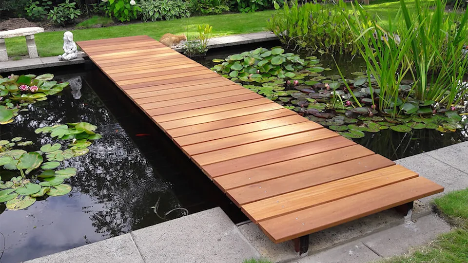vlonderplank bankirai brug