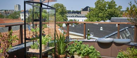 balkon kleine tuin kweekkas