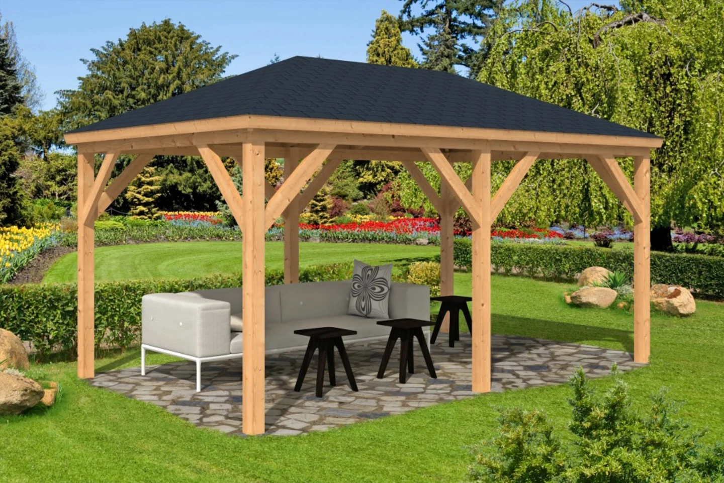 Samos-Larch-Gazebo