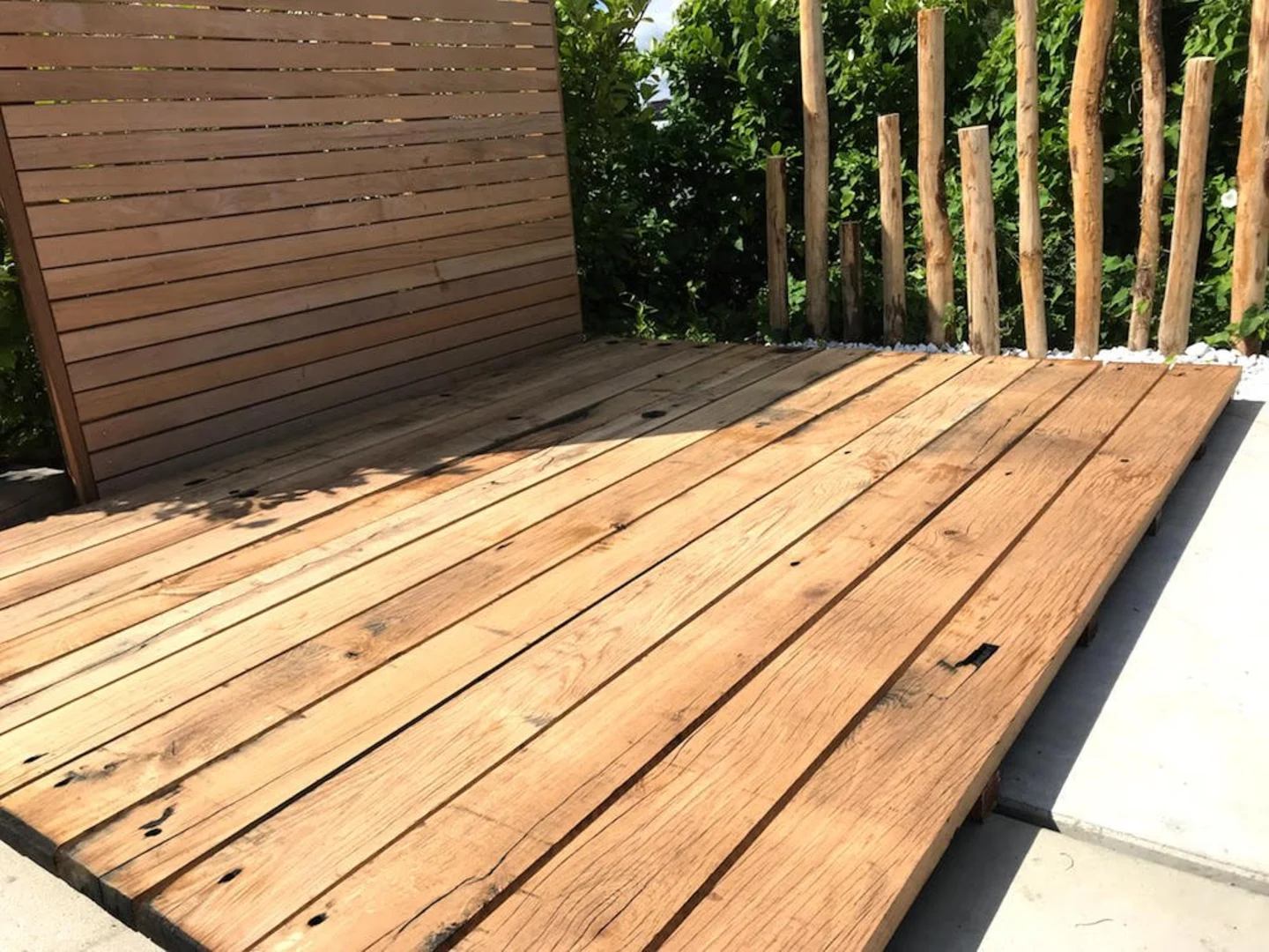 Oak planks