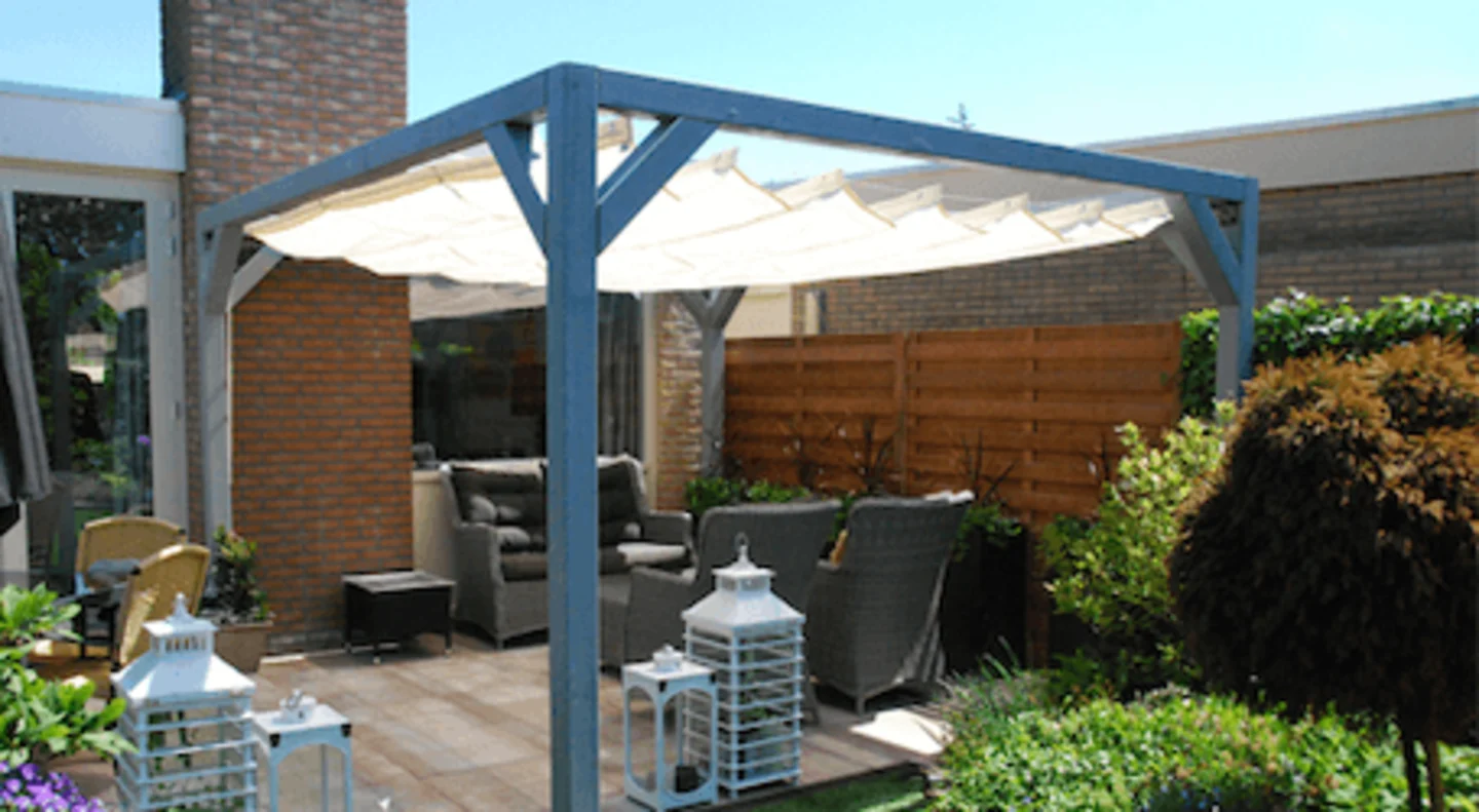 Pergola stand alone gebroken wit