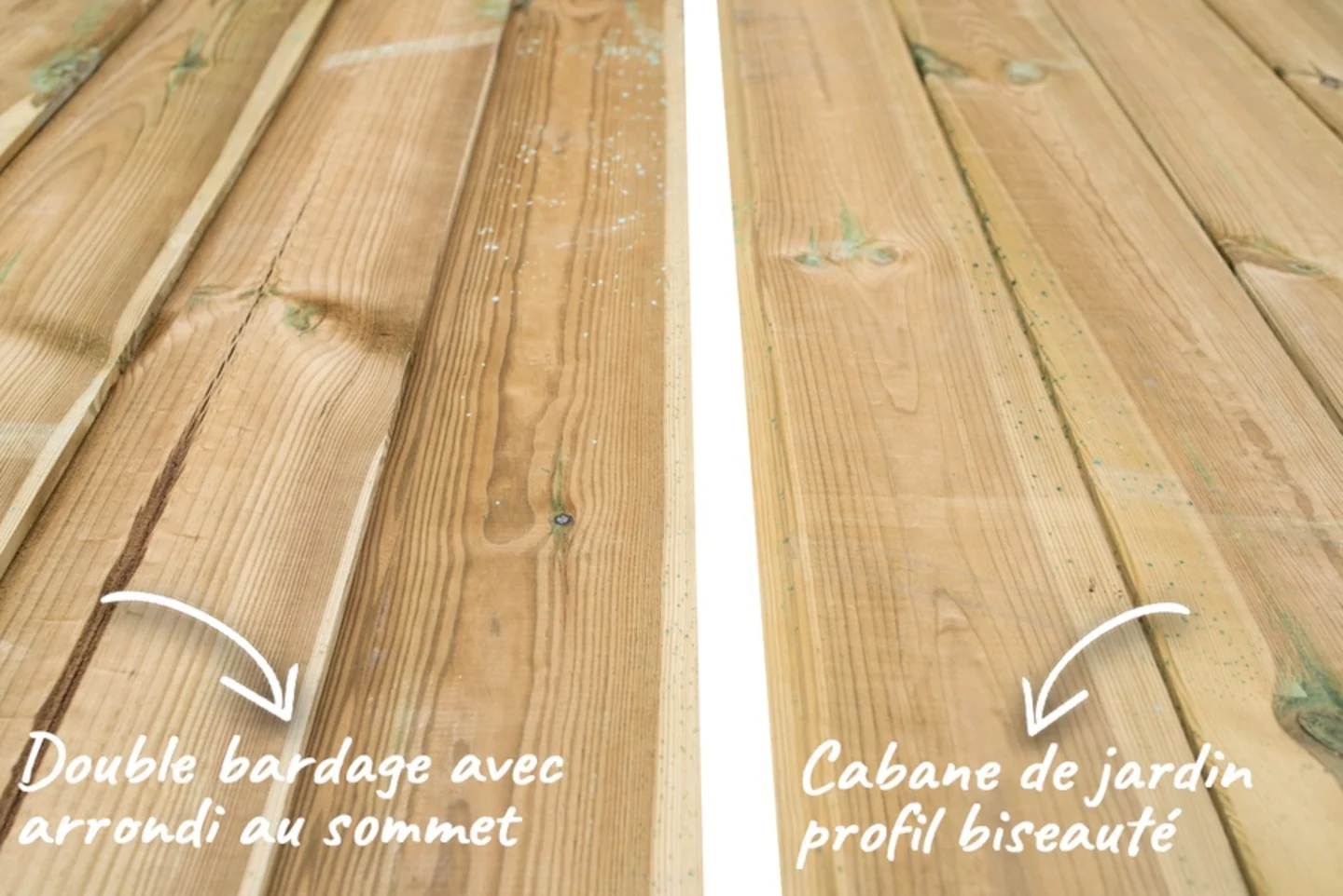 Profil "cabane de jardin" ou profil "double bardage" ?