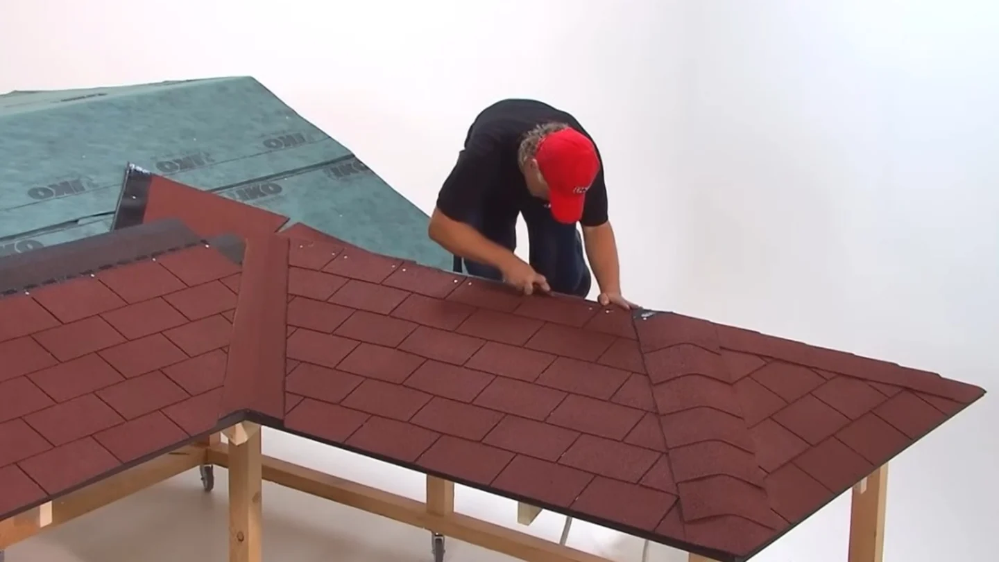 Roof shingles trimming