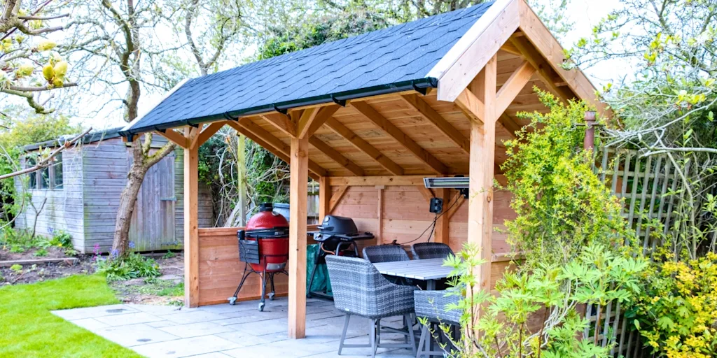 bbq garden shelter