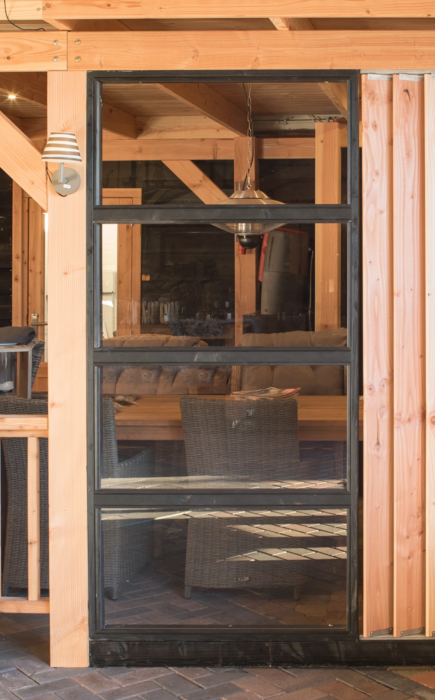 glaswandmodule zwart