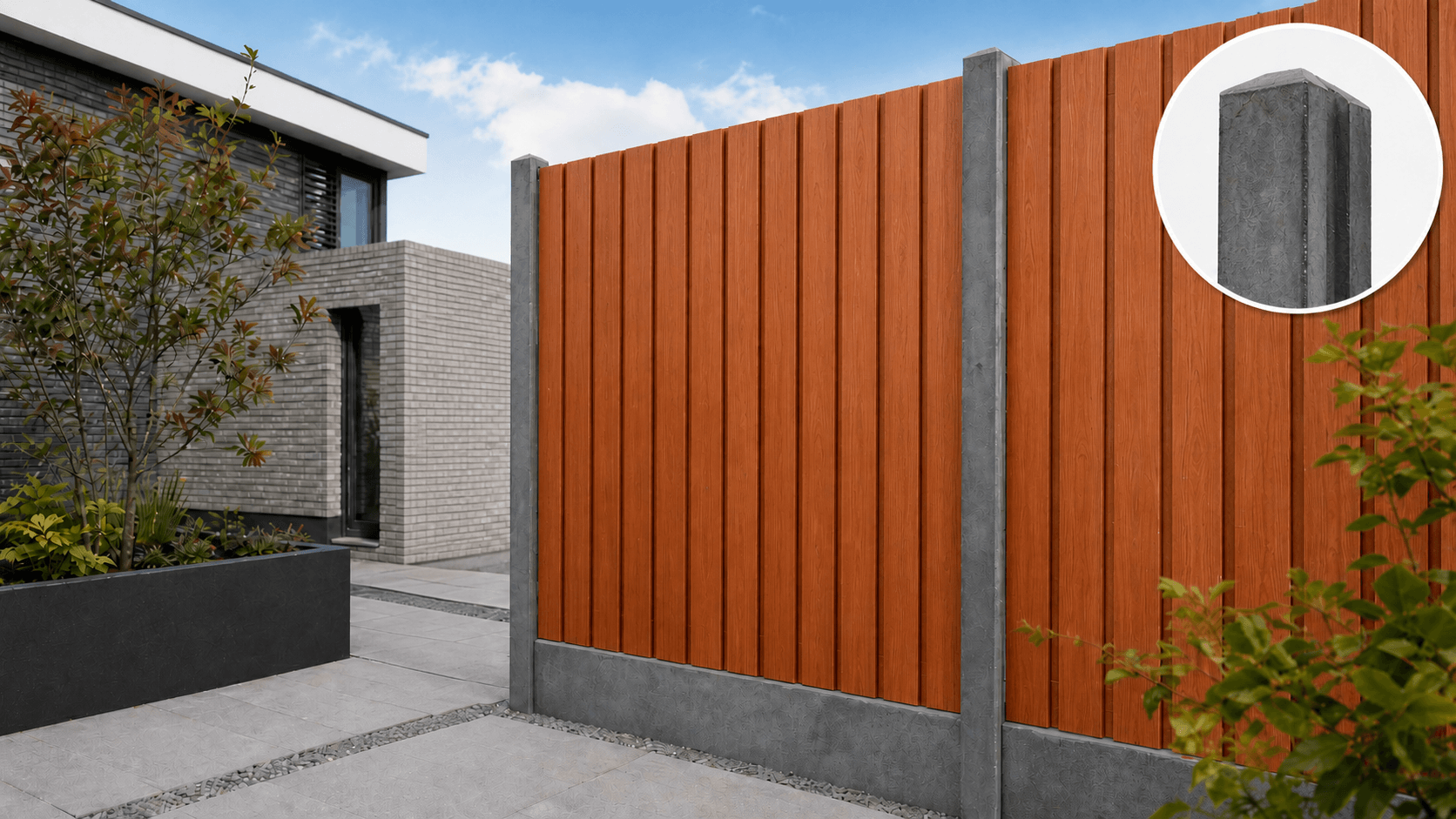 Beton schuttingpalen