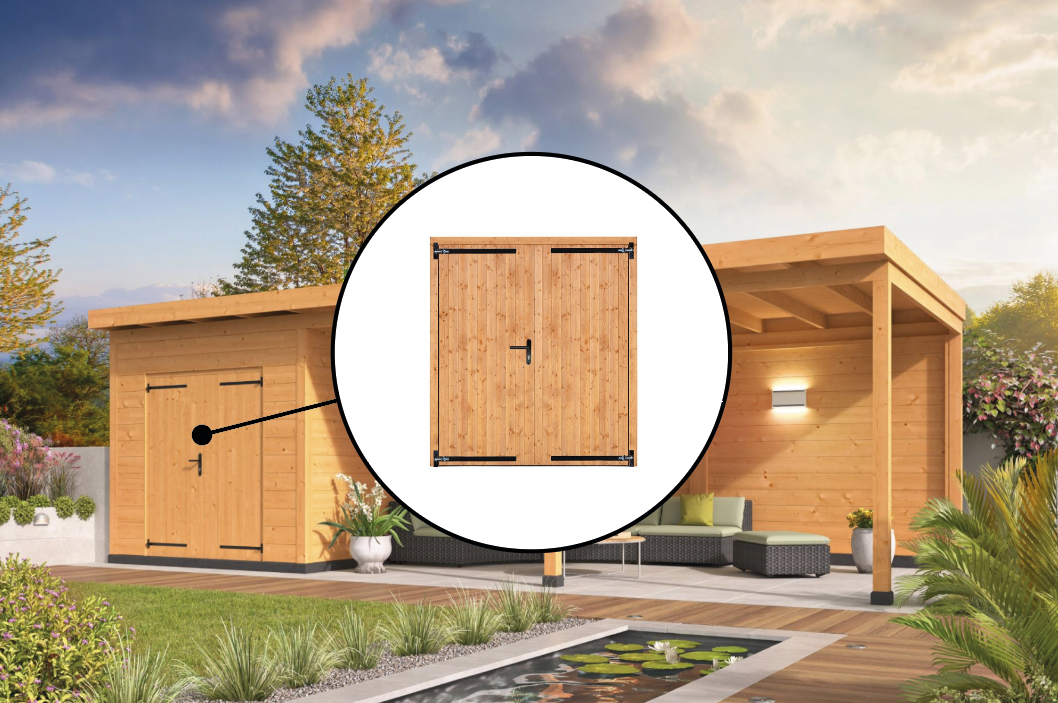 Deuren voor overkapping