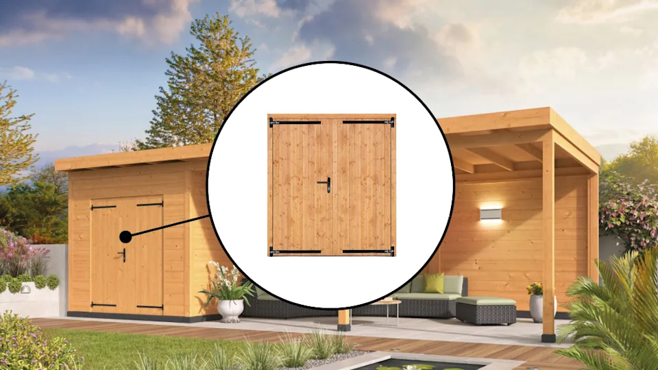 Deuren voor overkapping