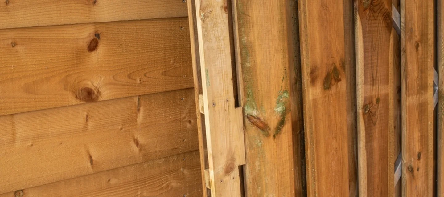 Porte en bois imprégnée