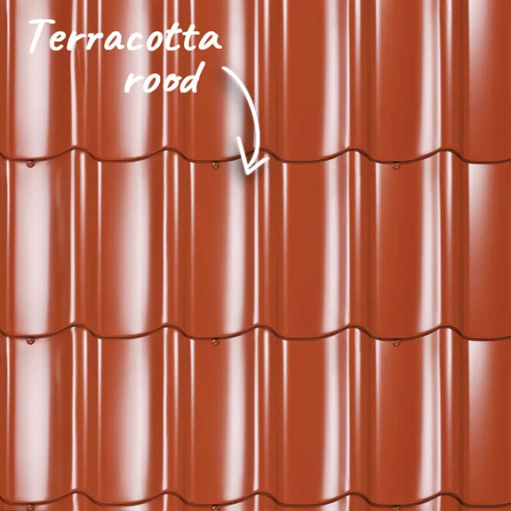 Terracotta rood