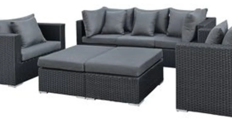 Loungeset tuin grijs